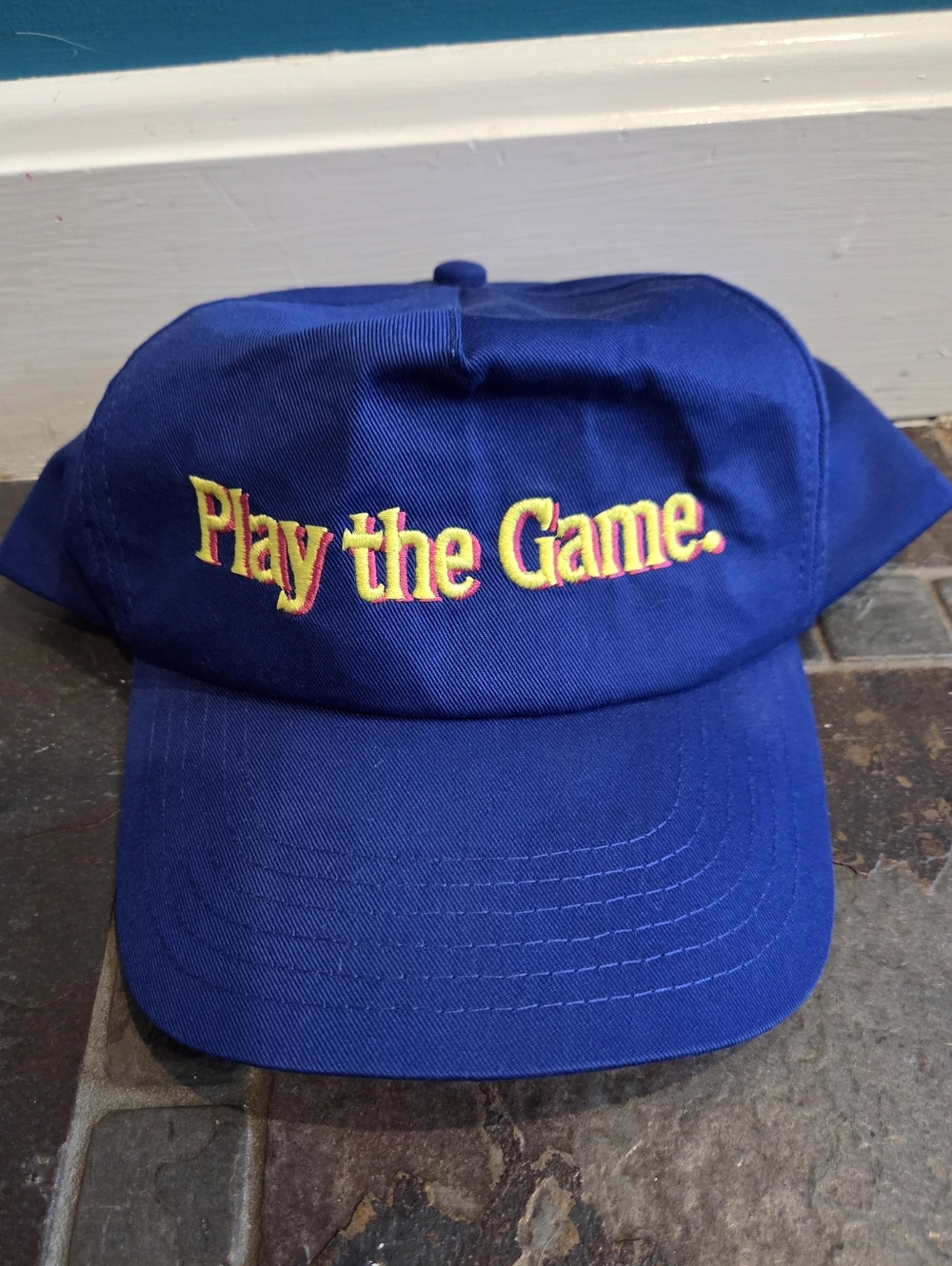 Blockbuster and Dunkin' Donuts Promotional Baseball Hat Vintage HTF Nostalgia